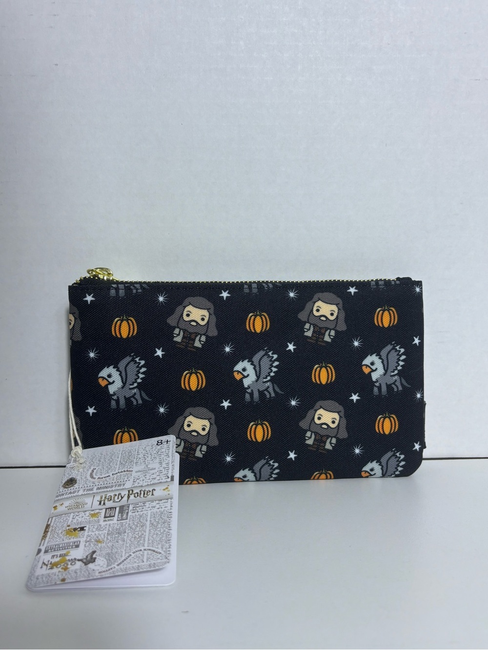 Loungefly Harry Potter Hagrid & Buckbeak Pumpkin Zipper Pouch